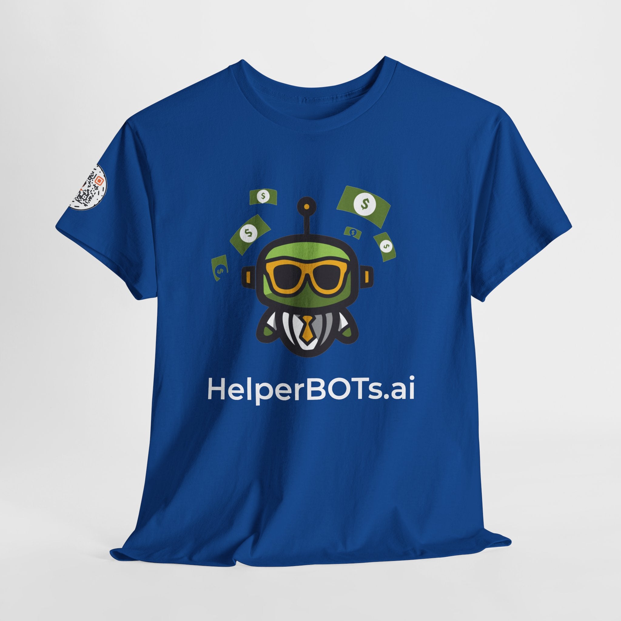 Unisex Financial BOT Heavy Cotton Tee (Dark Edition with White Print)