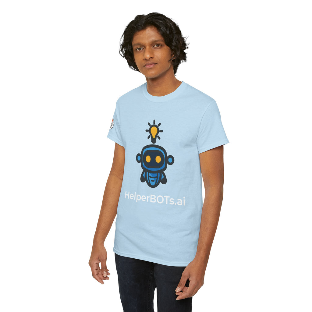 Unisex Personal Development BOT Heavy Cotton Tee (Dark Edition with White Print)