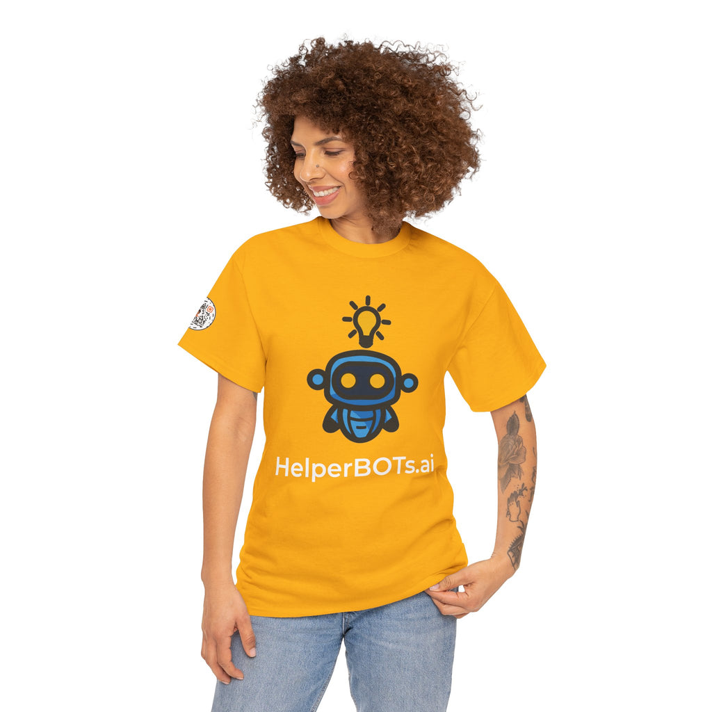 Unisex Personal Development BOT Heavy Cotton Tee (Dark Edition with White Print)