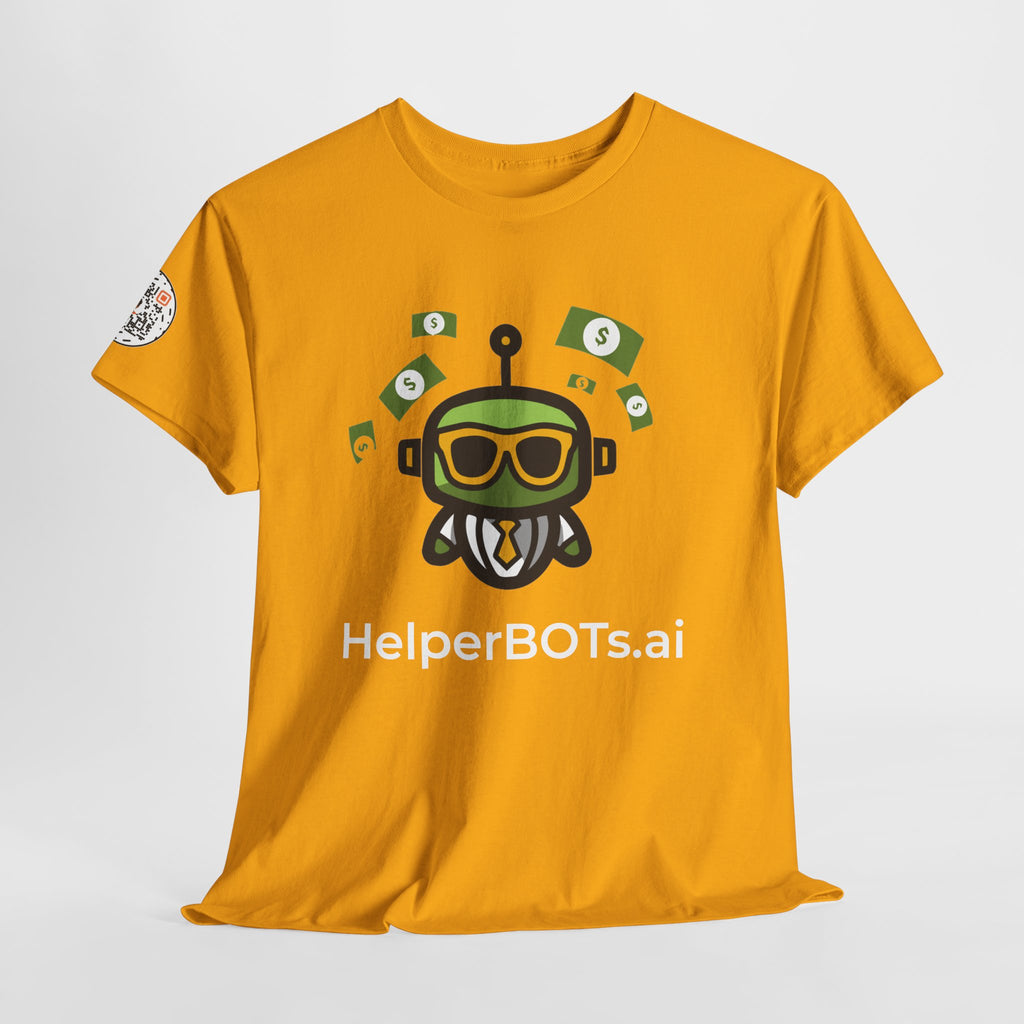 Unisex Financial BOT Heavy Cotton Tee (Dark Edition with White Print)