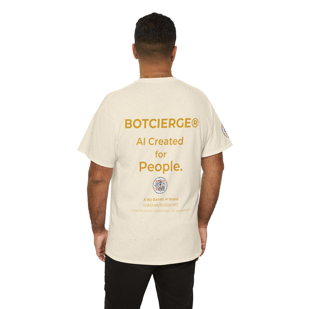 Unisex RememBOT™ Heavy Cotton Tee (Light Edition with Gold Lettering)