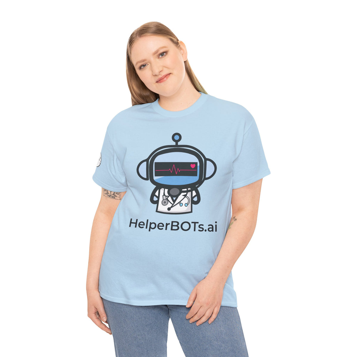 Unisex Medical BOT Heavy Cotton Tee (Light Edition with Black Print)