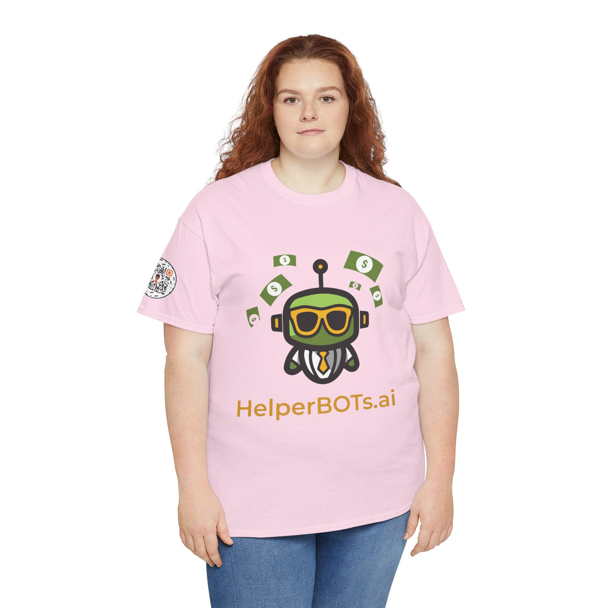 Unisex Financial BOT Heavy Cotton Tee (Light Edition with Gold Print)