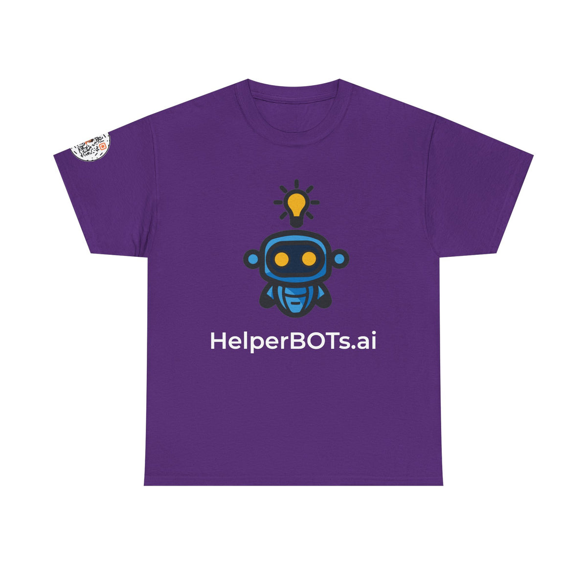 Unisex Personal Development BOT Heavy Cotton Tee (Dark Edition with White Print)