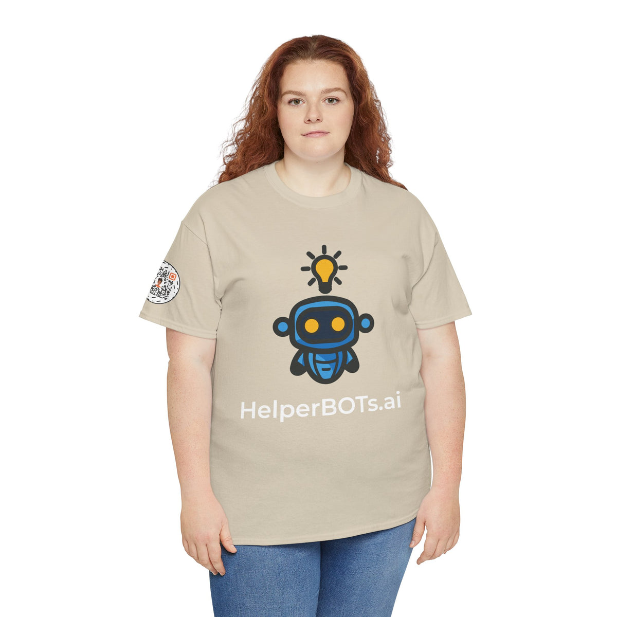Unisex Personal Development BOT Heavy Cotton Tee (Dark Edition with White Print)
