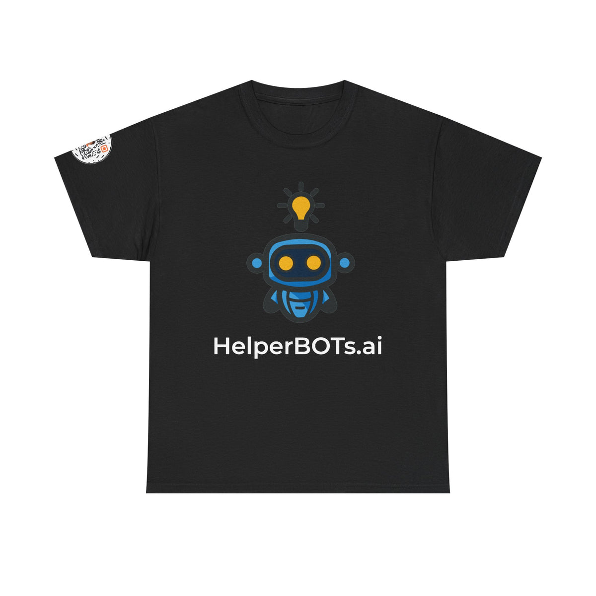 Unisex Personal Development BOT Heavy Cotton Tee (Dark Edition with White Print)