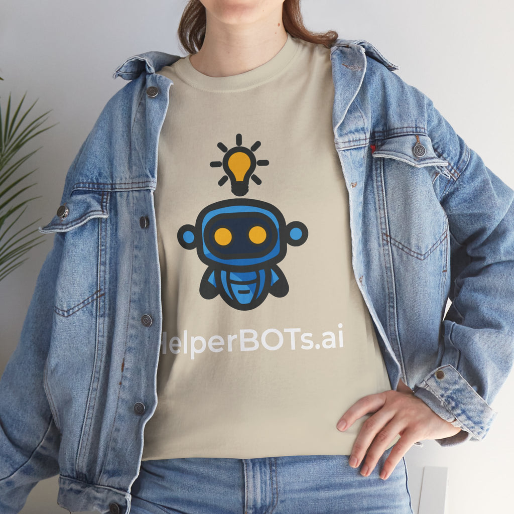 Unisex Personal Development BOT Heavy Cotton Tee (Dark Edition with White Print)