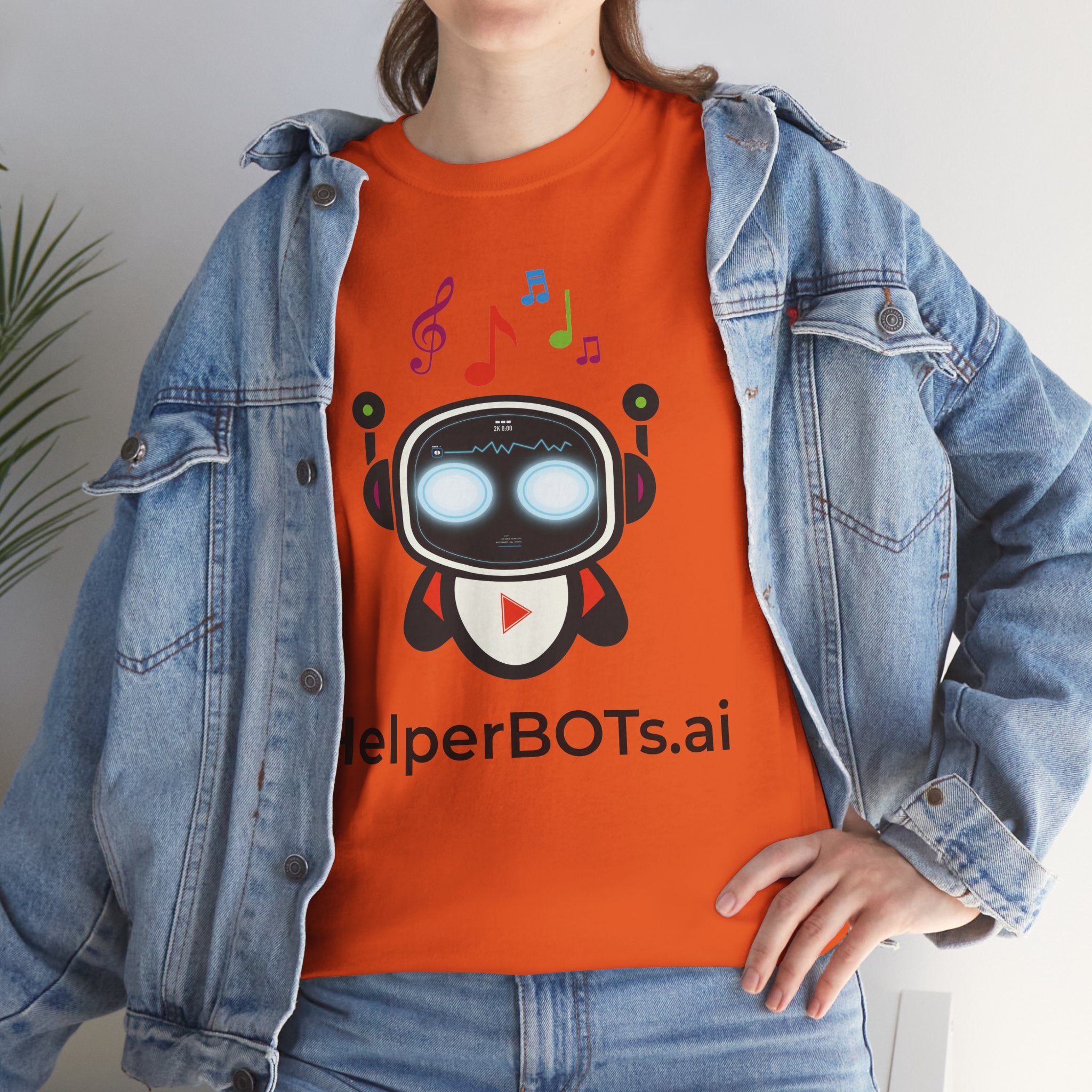 Unisex Music BOT Heavy Cotton Tee (Light Edition with Black Print)