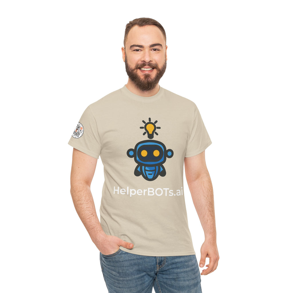 Unisex Personal Development BOT Heavy Cotton Tee (Dark Edition with White Print)