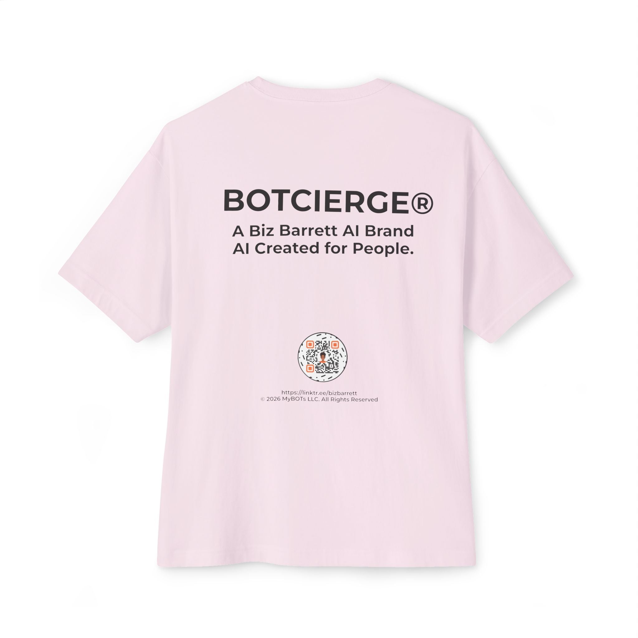Unisex Logo Oversized Boxy Tee (Light Edition)