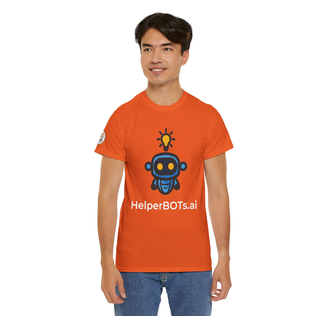 Unisex Personal Development BOT Heavy Cotton Tee (Dark Edition with White Print)