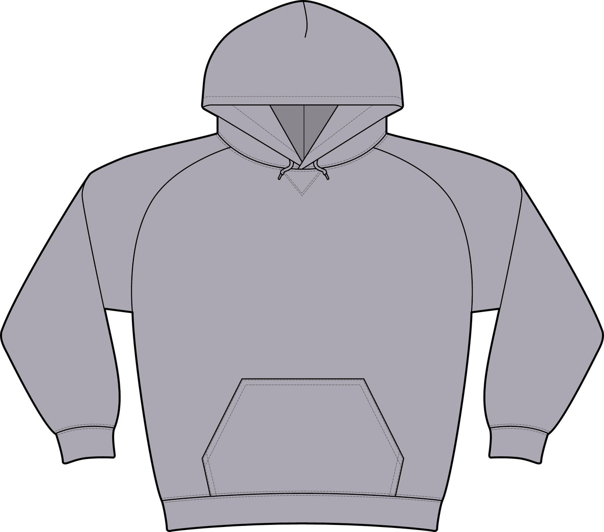 Logo Unisex Drive Fleece Pullover Hoodie (Light Edition with Black Print)
