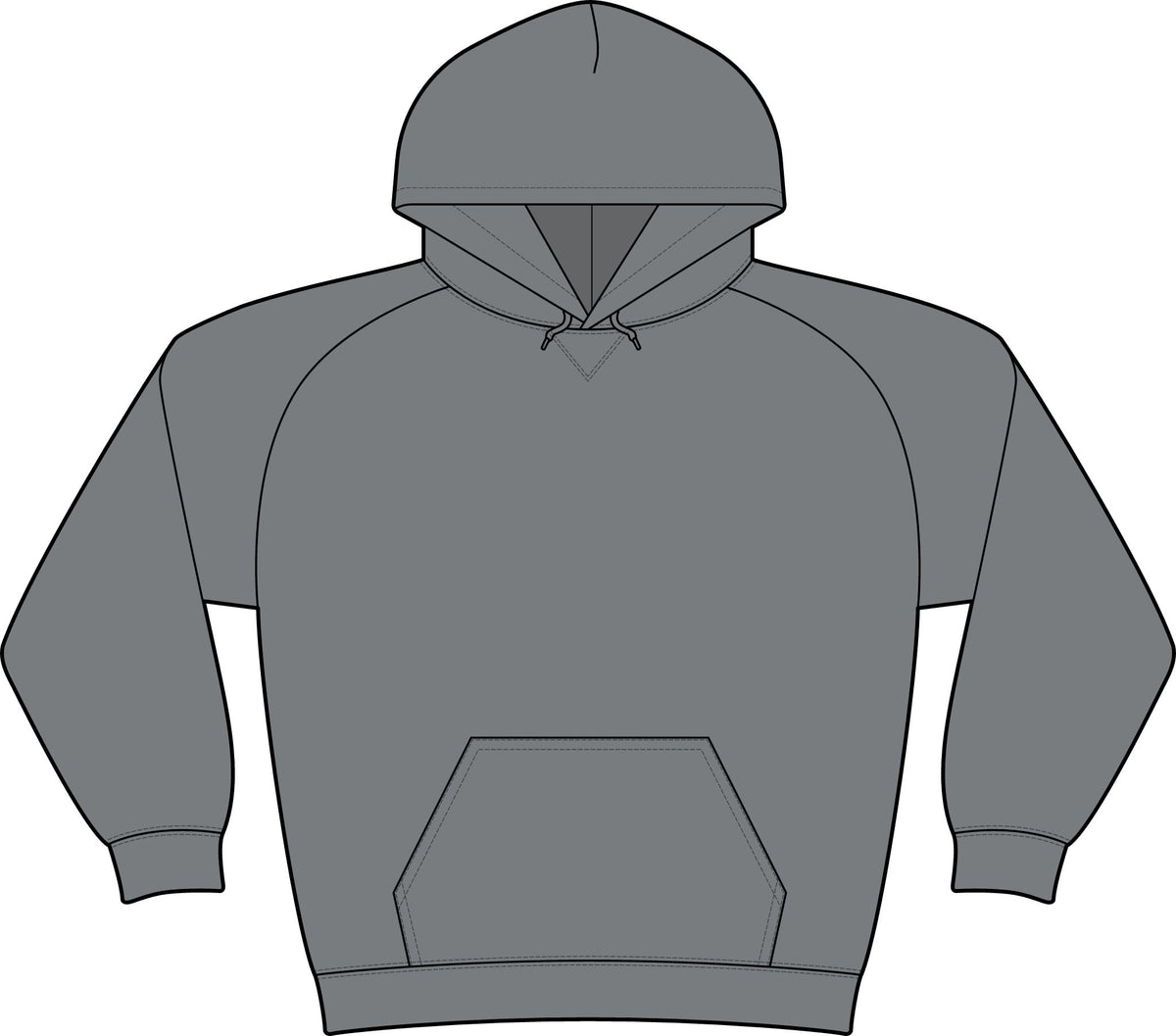 Logo Unisex Drive Fleece Pullover Hoodie (Light Edition with Black Print)