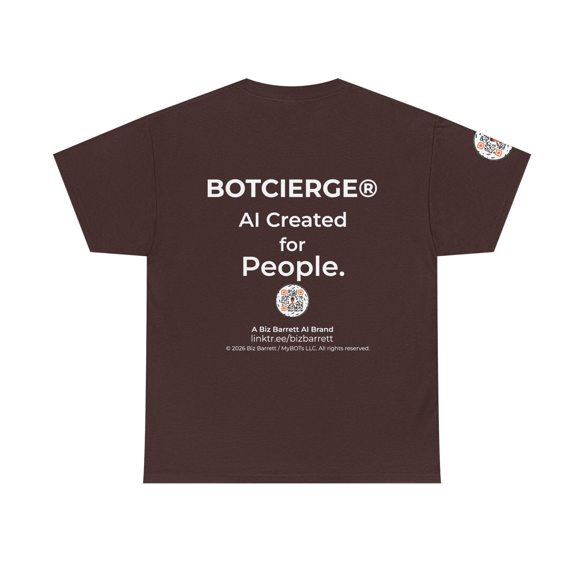 Unisex Medical BOT Heavy Cotton Tee (Dark Edition with White Print)