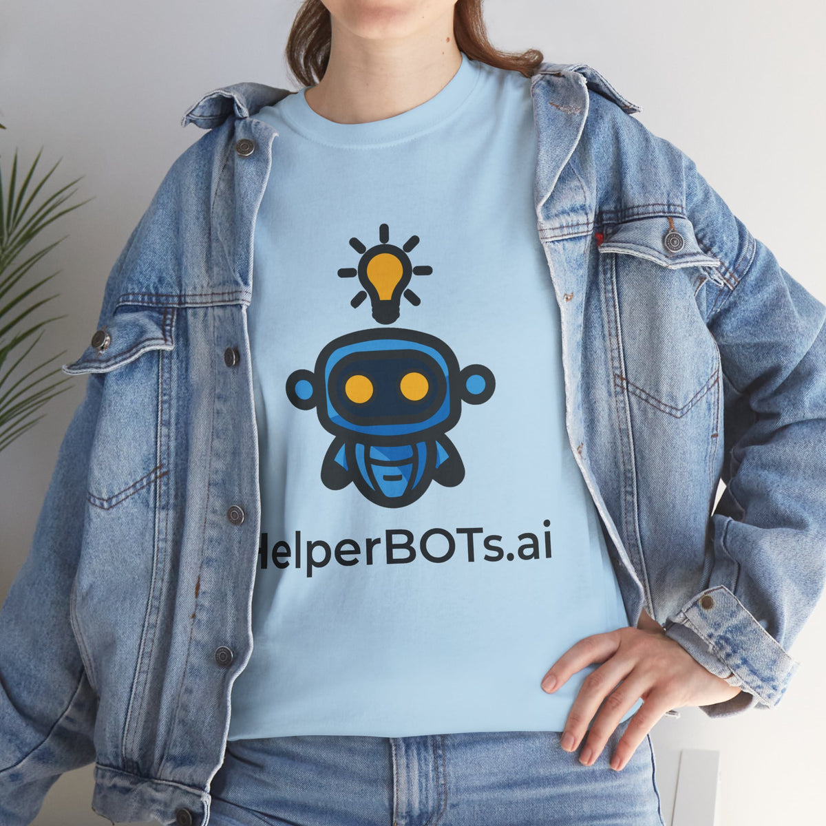 Unisex Personal Development BOT Heavy Cotton Tee (Light Edition with Black Print)